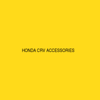 HONDA CRV ACCESSORIES