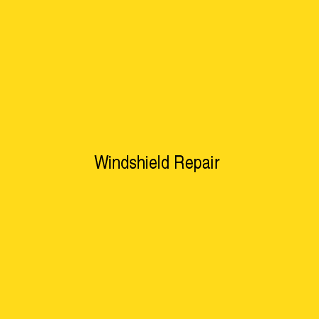 Windshield Repair