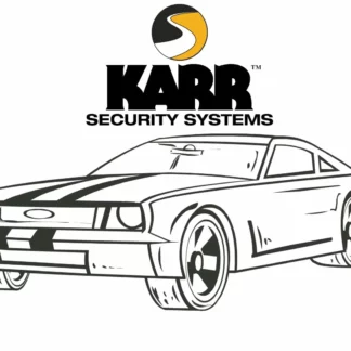 Karr Security systems with a picture of a car