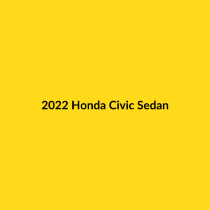 2022 Honda Civic Sedan