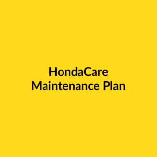 HondaCare Maintenance Plan
